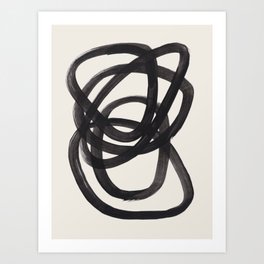 Mid Century Modern Minimalist Abstract Art Brush Strokes Black & White Ink Art Spiral Circles Kunstdrucke | Inkart, Spiralcircles, Brushstrokes, Watercolor, Ink, Pattern, Midcentury, Abstractart, Modernminimalist, Painting 