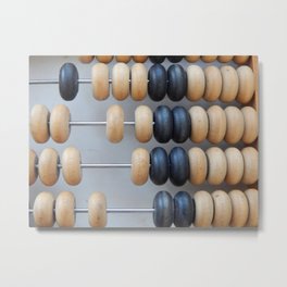 Manual mechanical abacus for accounting and financial calculations Metal Print | Closeup, Subtraction, Mechanical, Business, Wooden, Mathematical, Number, Background, Accounting, Ancient 