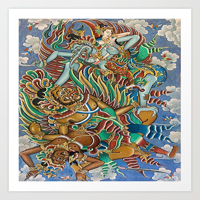 batik wayang art print by tanduksapi society6 batik wayang art print by tanduksapi