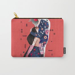 "LOVE" (Turn your head to the sky, we're burning in the heat below) Carry-All Pouch