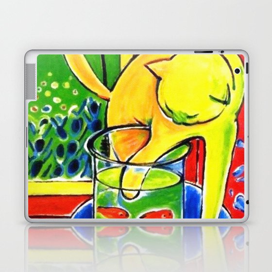 Henri Matisse Le Chat Aux Poissons Rouges 1914 The Cat With Red Fishes Artwork Laptop Ipad Skin By Cloth O Rama Society6 Henri Matisse Le Chat Aux Poissons Rouges 1914 The Cat With Red Fishes Artwork Laptop Ipad Skin By Cloth O Rama Society6