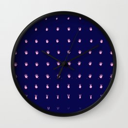 Hand turkey motion sequence Wall Clock
