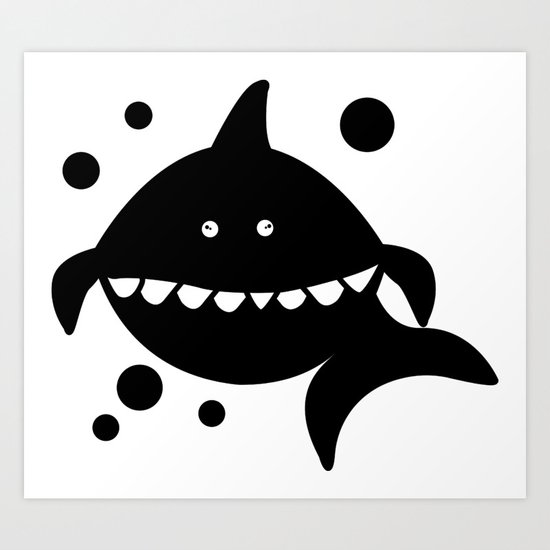 Download Baby Shark Svg Black And White