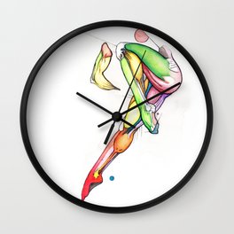 The Farthest Star, Nude female abstract anatomy, NYC artist Wall Clock
