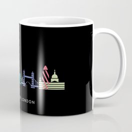 London Skyline Black Coffee Mug