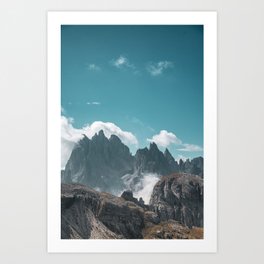 Dolomites Poster Portrait, Italy, Printable Photography, Nature, Landscape, Print, Wall Art Art Print