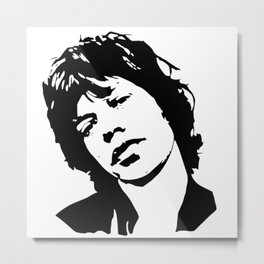 A ROCK N ROLL AND MOVIE SUPERSTAR ARTIST AND DIVA MICK GIFT WRAPPED FOR YOU FROM MONOFACES Metal Print | Leggings, Boyfriendsgifts, Weddinggifts, Girlfriendgifts, Valentinegifts, Pillowcovers, T Shirts, Mick, Musicmemorabilia, Birthdaygifts 