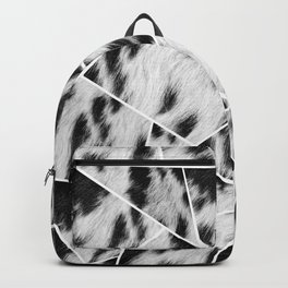 Animal Fur Black & White Geometric Glam #1 #geo #decor #art #society6 Backpack