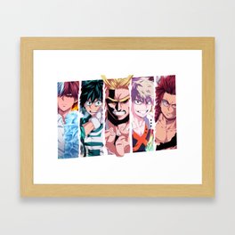 My Hero Academia Framed Art Prints For Any Decor Style Society6