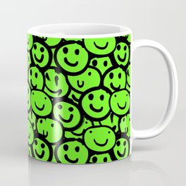 Smiley Face Slime Green Coffee Mug