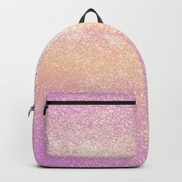 Pink Rose Gold Metallic Glitter - v4 Backpack