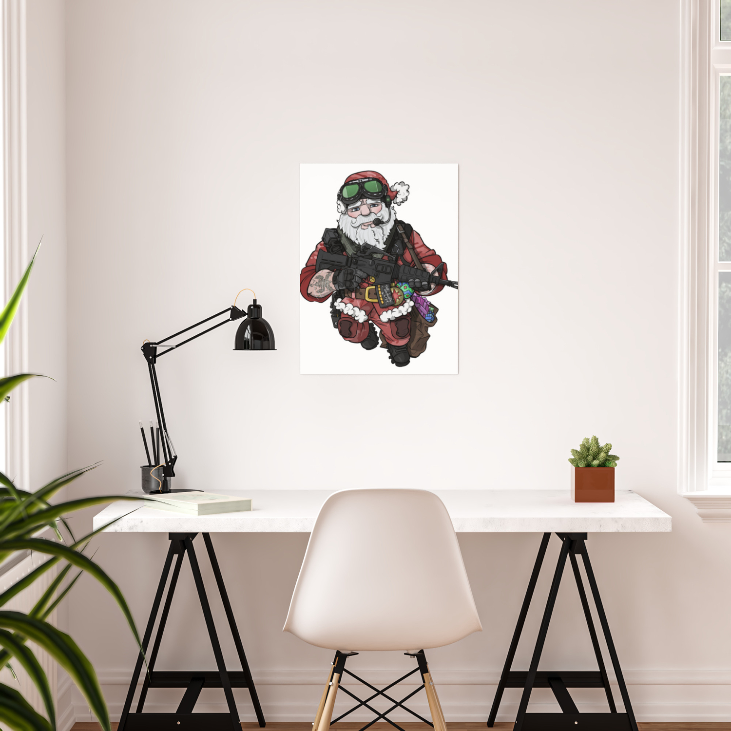 Badass Santa Claus Tactical Santa Claus Poster By Patchlab Society6 New year, christmas, santa claus, gift, congratulation, postcards.