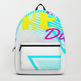 retro disco 80s 90s 70s music dance partying Backpack