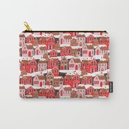 Gingerbread Village Carry-All Pouch