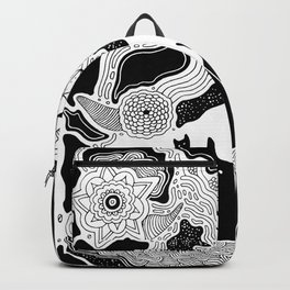 Inky Ghost Cats II Backpack