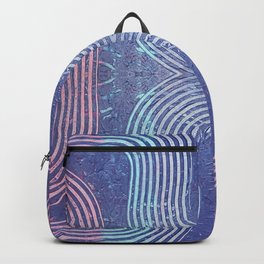 Streaks & Curves Abstract Paint Strokes Backpack