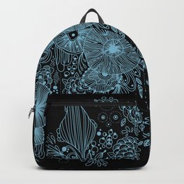 ABSTRACT PATTERN BLUE Backpack
