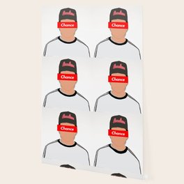 Red And White Rapper Wallpaper Chance The Rapper Wallpaper For Any Decor Style Society6 society6