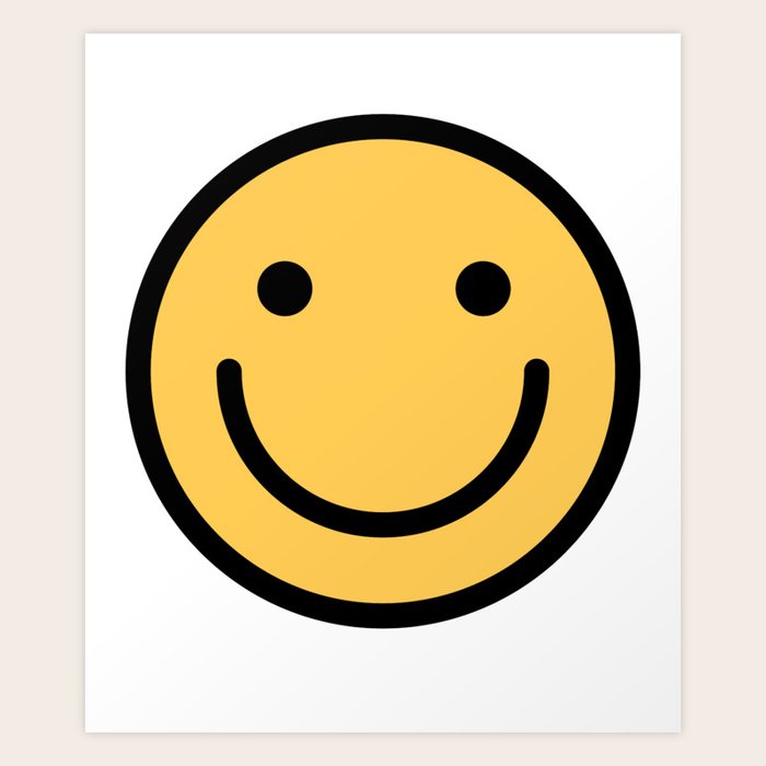 Smiley Face Cute Simple Smiling Happy Face Art Print By Dogboo Society6 Smiley Face Cute Simple Smiling Happy Face Art Print By Dogboo Society6