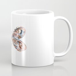 Metallic Dragonfly Coffee Mug | Bling, Vector, Life, Illustration, Dragonfly, Digital, Animal, Wings, Metallic, Grunge 