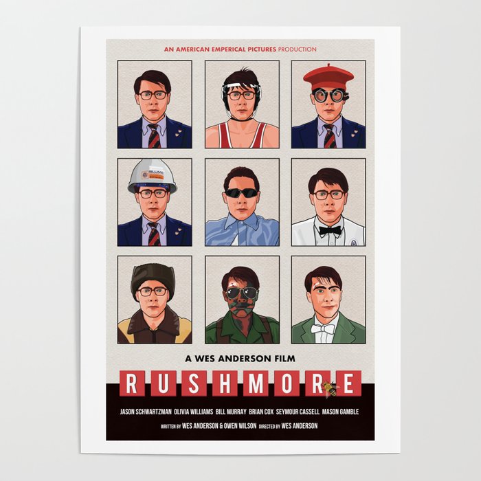 Rushmore Alternate Movie Poster Poster By Chris Ayers Creative Society6