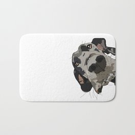 Great Dane dog in your face Badematte | Loveyou, Wufyou, Puppy, Greatdane, Valentine, Dane, Gift, Iphonecase, Bemine, T Shirt 