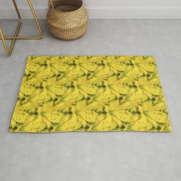 Easter Lily Rug | Colorful, Beautiful, Yellow, Petals, Flowerart, Garden, Nature, Lilyflowers, Photo, Flowers 