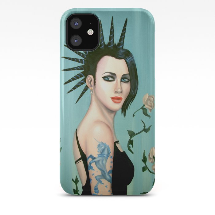 Black Unicorn Iphone Case By Arabella Society6