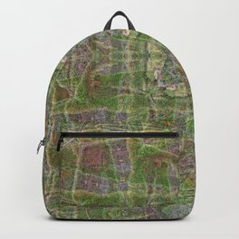 YOUNG RAINFOREST VINE MAPLES Backpack | Digital, Color, Pattern, Digitalmanipulation, Woodland, Trees, Forest, Pacificnorthwest, Moss, Rainforest 
