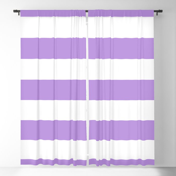 Purple Stripes Striped, Purple And White Curtains