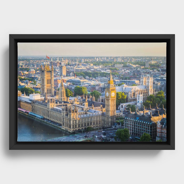 Big Ben,London Eye Canvas Pictures 16"X20" Cityscape Art Prints Wall Hanging Uk 