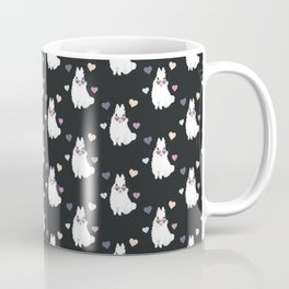 Swaggering Bunny Pattern(black) Coffee Mug