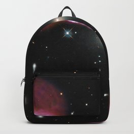Galaxy Hercules A centered by Massive Black Hole Telescopic Photograph Backpack