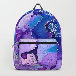 Purple Moon Rising Backpack