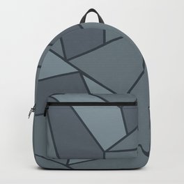 Cracked Stone Modern Geometric  Backpack