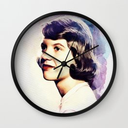 Sylvia Plath, Literary Legend Wall Clock