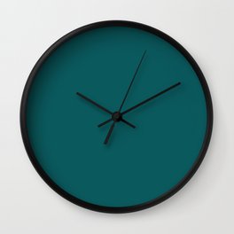 Pantone 19-4524 Shaded Spruce Wall Clock