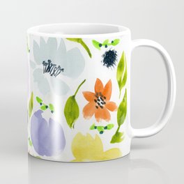 Watercolor Loose Floral Bouquet Coffee Mug