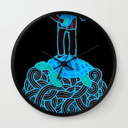 Calaca con Caguama Wall Clock