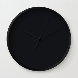 Best Seller Jet Black Solid Color Parable to Jolie Paints Noir - Single Shade - Hue - Colour Wall Clock | Nature, Solid, Painting, Solidcolor, Digital, Illustration, Color, Solid Colors, Minimalist, Graphicdesign 
