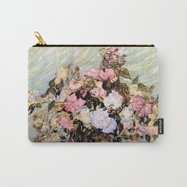 Vincent Van Gogh Vase With Roses Carry-All Pouch