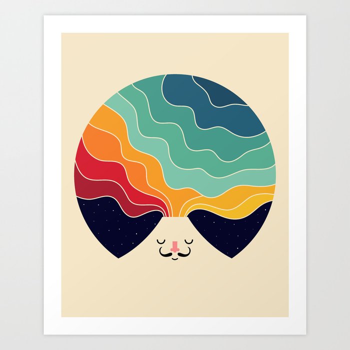 Discover the motif KEEP THINK CREATIVE by Andy Westface as a print at TOPPOSTER