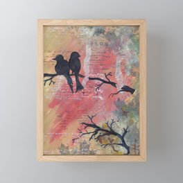 Together - Winter Birds Framed Mini Art Print