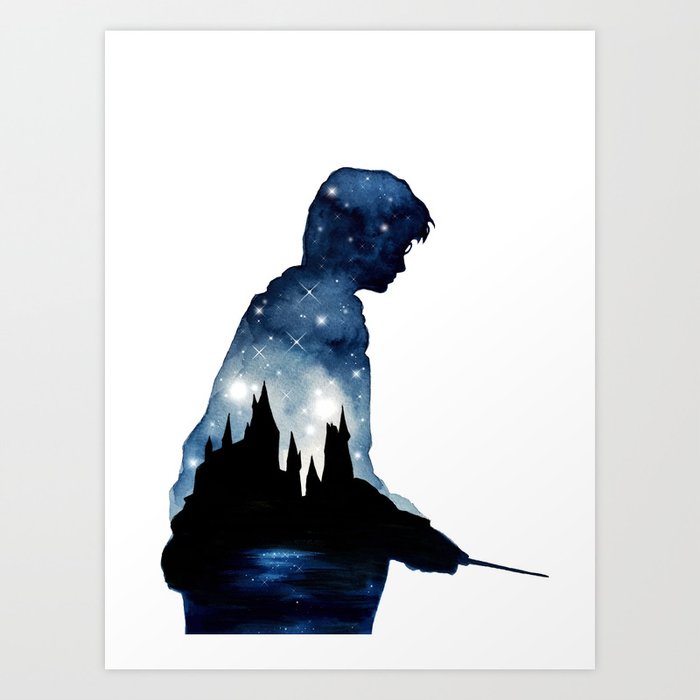 Harrypotter Art Print By Ahmadillustrations Society6
