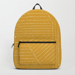 Lines (Mustard Yellow) Backpack