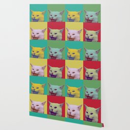Cat Meme Wallpaper For Any Decor Style Society6