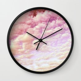 Cotton Candy Sky Wall Clock
