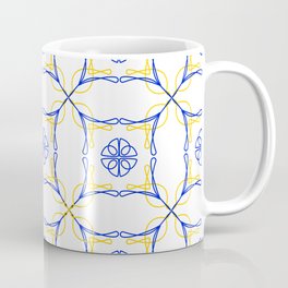 Azulejo Luso - Portuguese Tiles yellow Coffee Mug