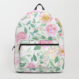 Farmhouse Floral Pastel Backpack