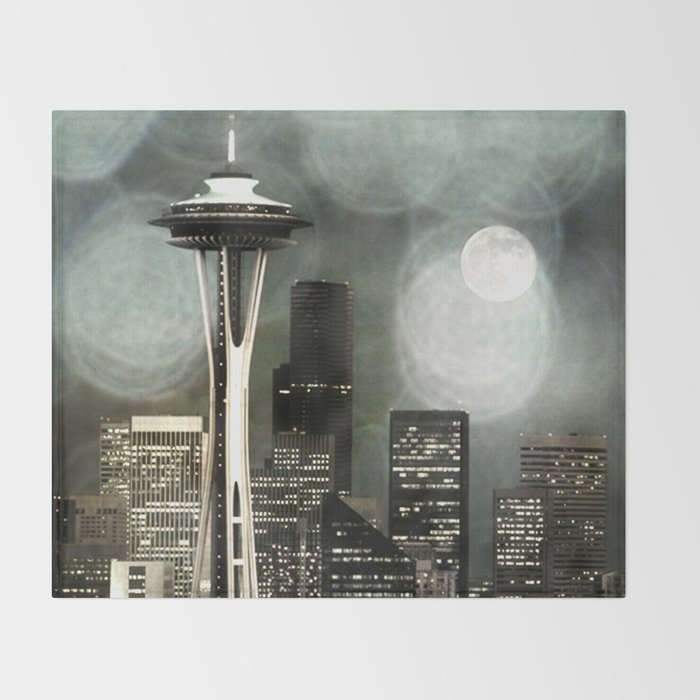 Fifty Shades of Grey Space Needle Throw Blanket by Christine aka stine1